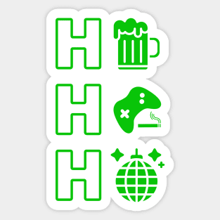 Ho Ho Ho Chrismas Party Sticker